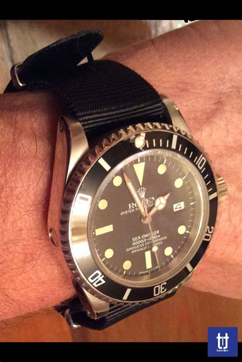 cinturino in pelle nera per rolex submariner|Cinturini per orologi Rolex Submariner .